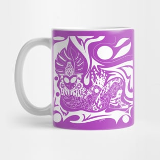 air shoes chak mool alien ecopop pattern Mug